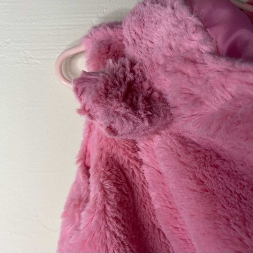 Vintage Y2K Limited Too Pink Faux Fur Vest Size 2T - Picture 6 of 7